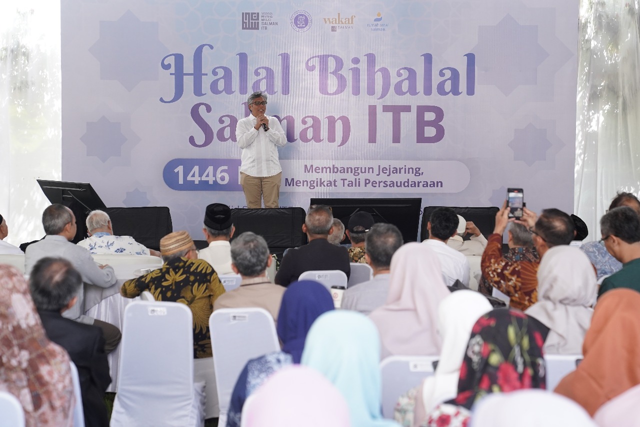 Rektor ITB Hadiri Halal Bihalal Salman ITB, Ajak Keluarga Besar Salman Terus Menjadi Pelopor Peradaban