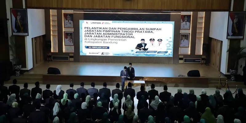 Rotasi Pejabat Eselon II, Bupati Bandung Segarkan Organisasi Pemkab