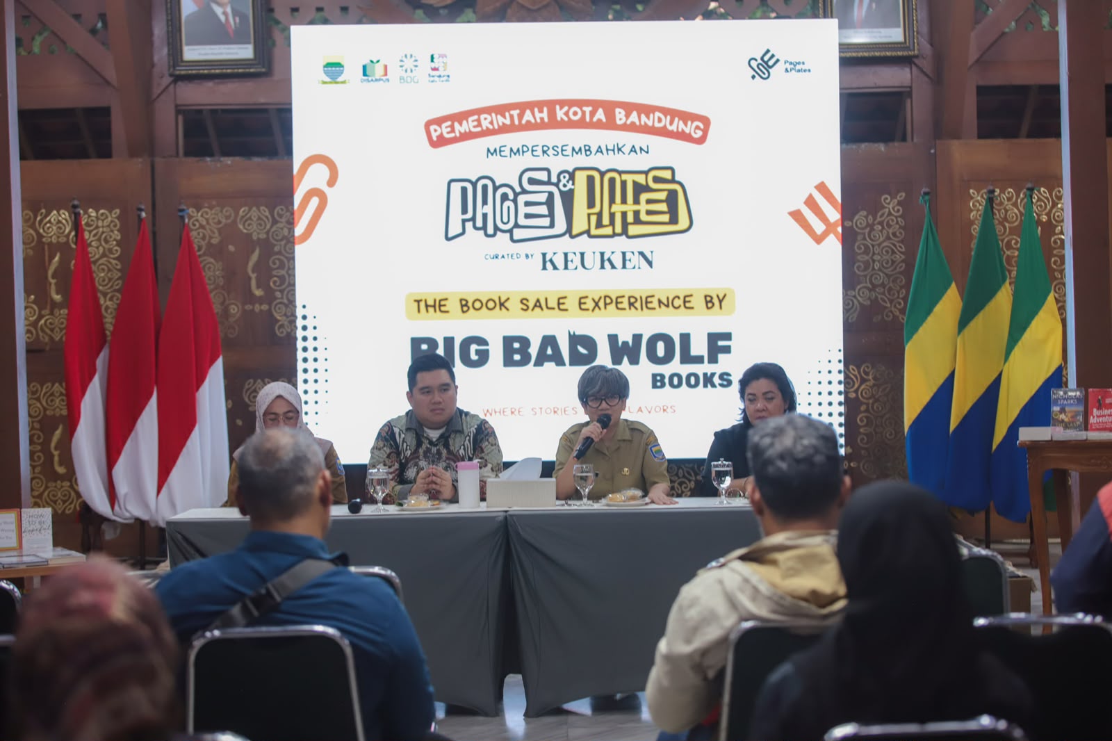 Pemkot Bandung dan Big Bad Wolf Hadirkan Festival Literasi Pages & Plates 2026