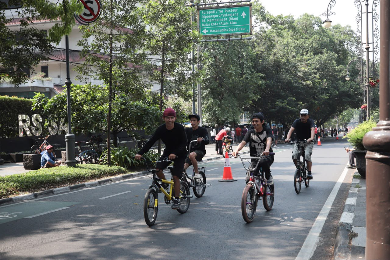 CFD Dago dan Buahbatu Kembali Digelar, Braga Beken Dibuka Lagi, Warga Kota Bandung Nikmati Ruang Publik